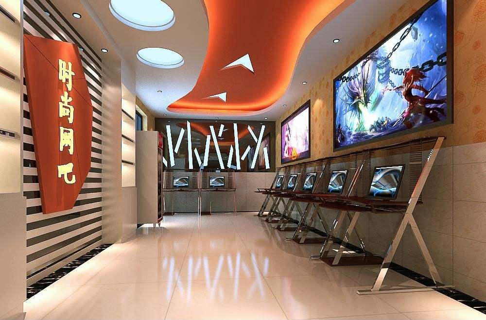 網(wǎng)吧裝修設計效果圖